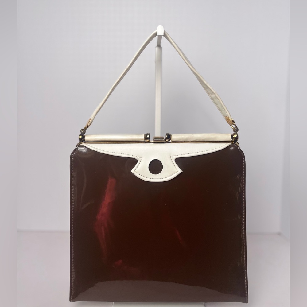 Vintage  classic 1950’s 1960’s two tone handbag.